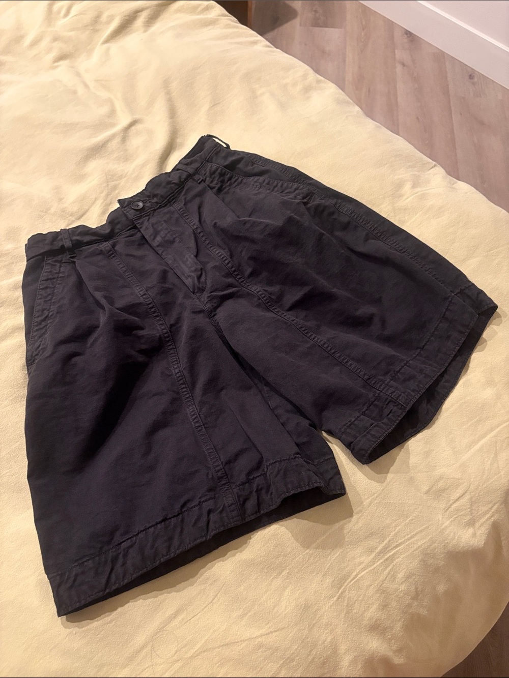Everlane High Waist Black Women's Shorts